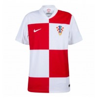 Echipament fotbal Croaţia Tricou Acasa European 2024 maneca scurta